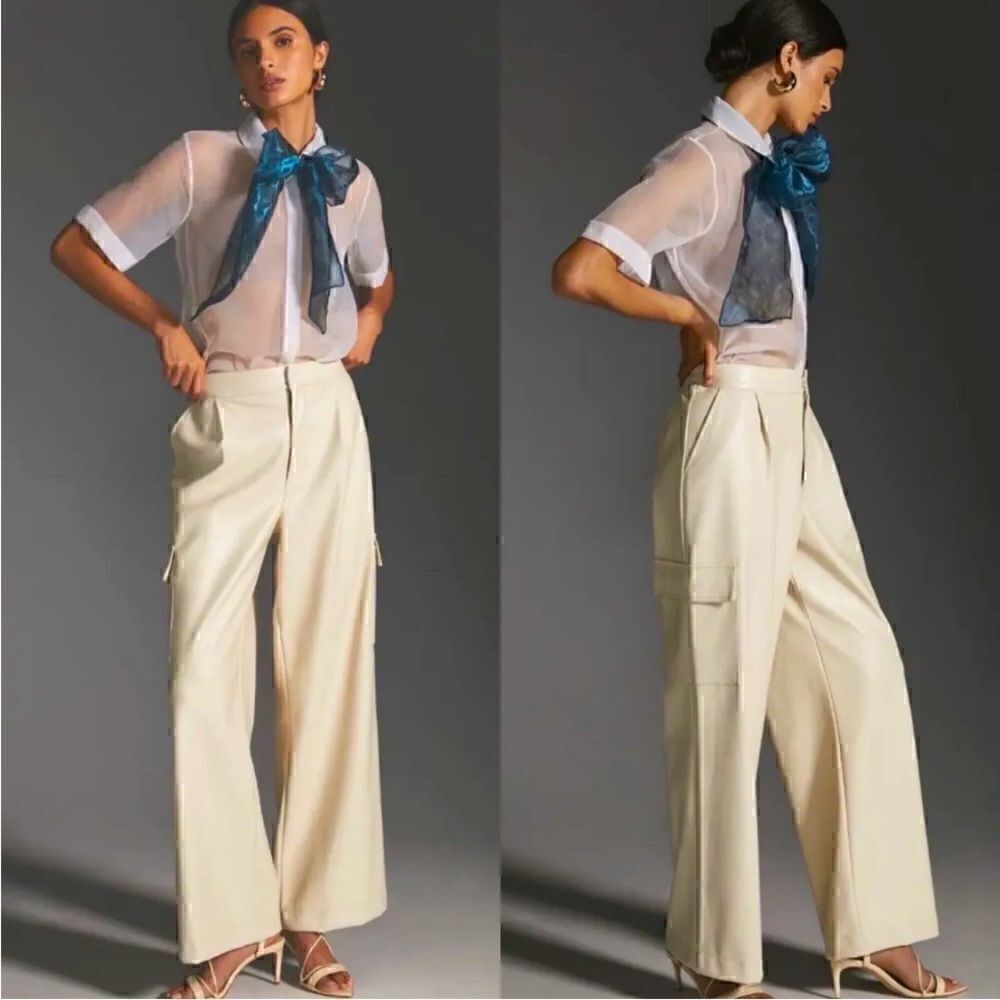 Avec Les Filles faux leather pants NWT